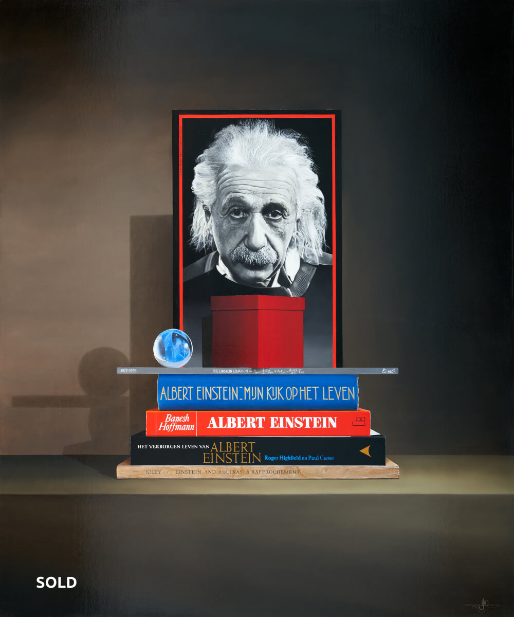 Hyperrealistische schilderijen - Einstein's Sorriness